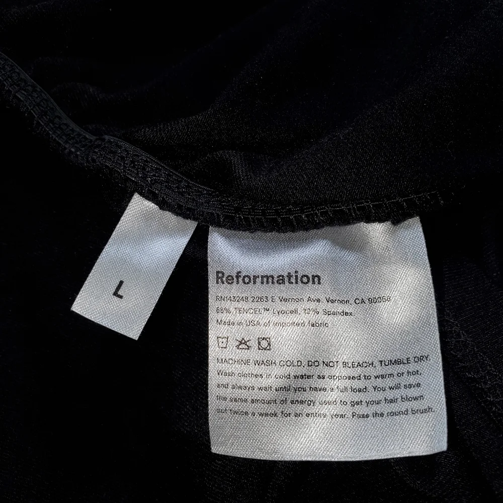 Reformation Sabine Ruched Minidress Size L NWT - Picture 10 of 11
